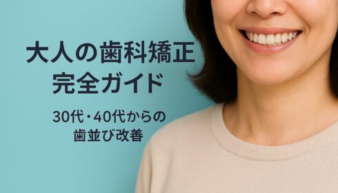 歯科矯正　大人の画像